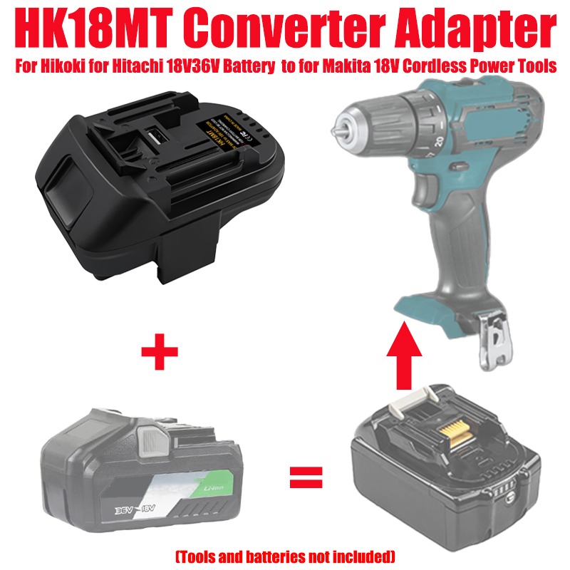 Power Tools Battery Adapter - 히타치 18V/36V HIKOKI 배터리용 ALASICKA 배터리