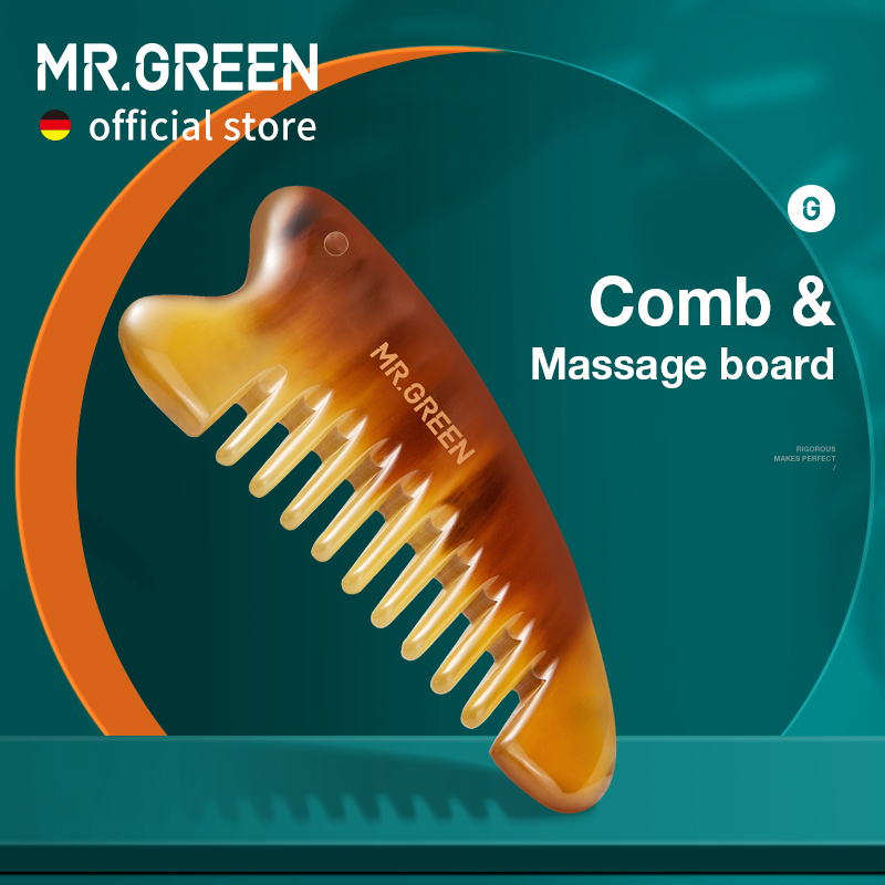 Power Tools Green Color - MR.GREEN 빗 Guasha 긁어 내기 마사지
