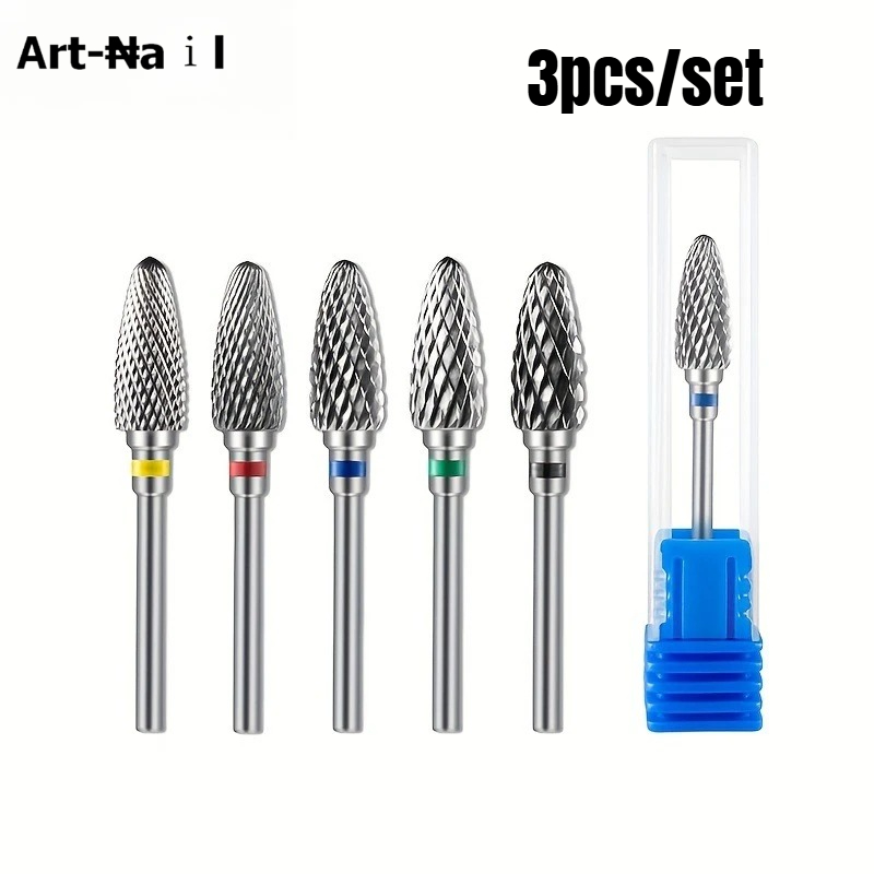 Power Tools Icon - 텅스텐 카바이드 네일 드릴 비트 3개,