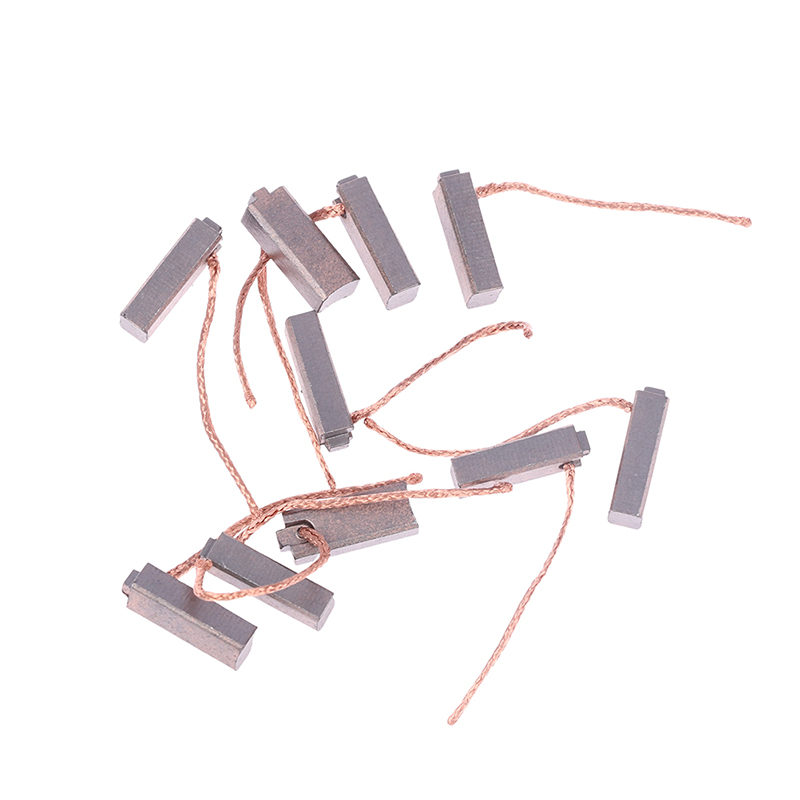 Power Tools Carbon Brush - SF10pcs 새로운 구리 5*7*19mm 전기 발전기
