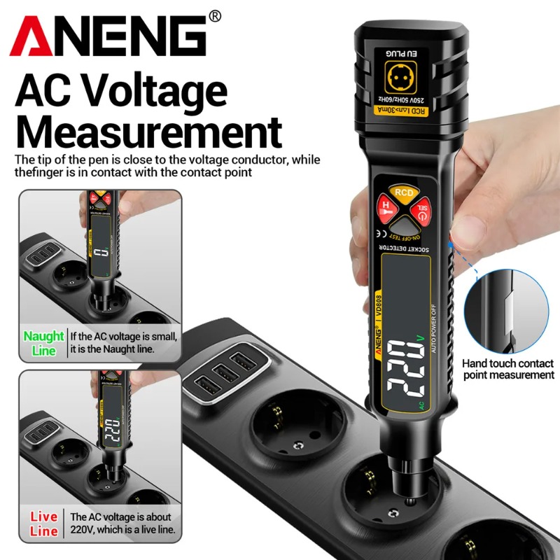 Power Tools Voltage - ANENG VD808 소켓 위상 측정기 누전