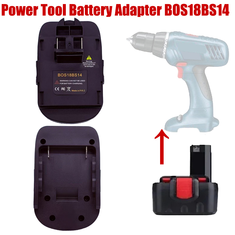 Power Tools Battery Adapter - 보쉬 14.4V 공구용 BOS18BS14 배터리 어댑터,