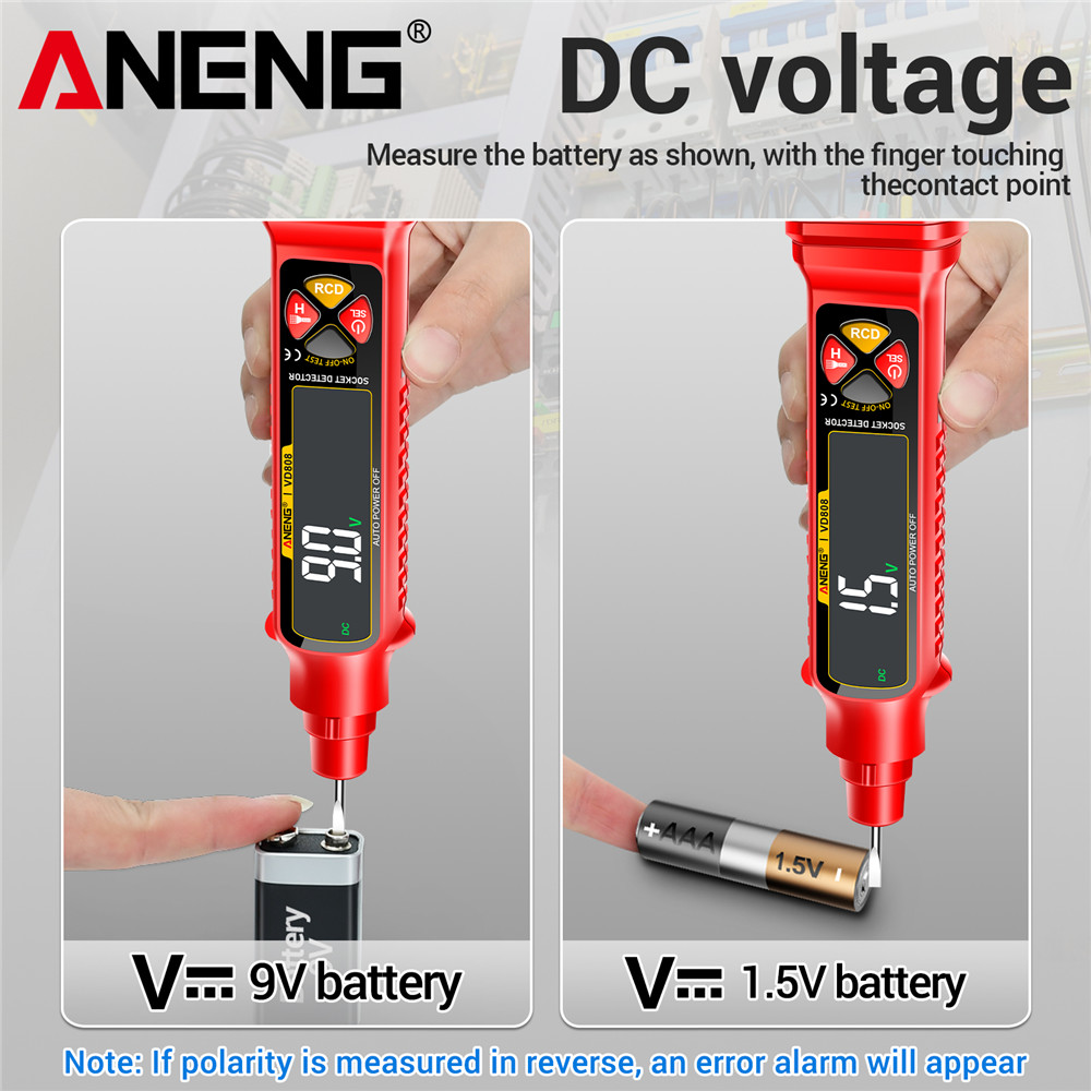 소켓 전력 테스터 ANENG VD808 직업적인 선 탐 - Power Tools Voltage 리뷰 및 가격