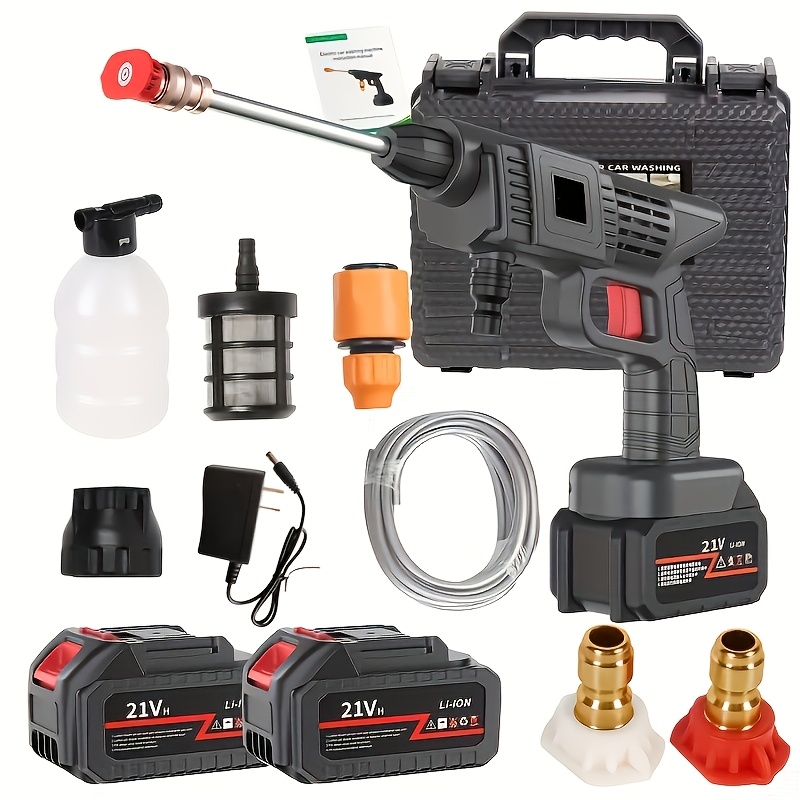 고압 라인 세척기, 충전식 배터리, 배터리 구동, 자동 - Power Tools Green Color 리뷰 및 가격