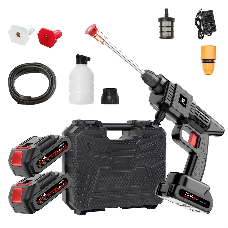 고압 라인 세척기, 충전식 배터리, 배터리 구동, 자동 - Power Tools Green Color 리뷰 및 가격