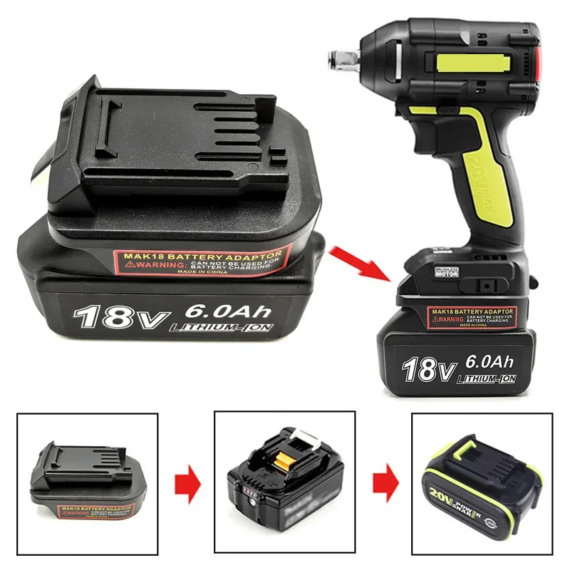 Makita 18V 리튬 이온 배터리 용 전기 도구 변 - Power Tools Battery Adapter 리뷰 및 가격