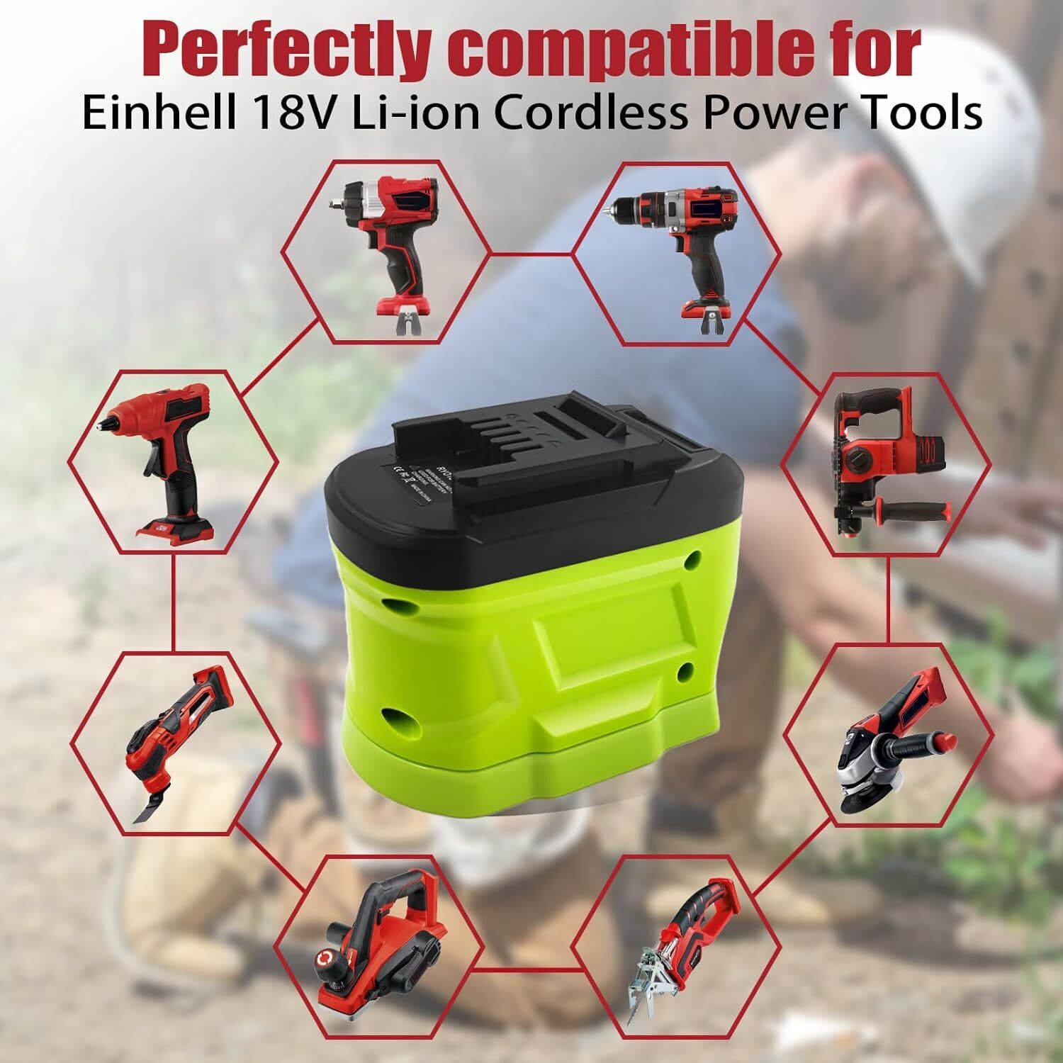Ryobi 18V 리튬 이온 배터리 변환기용 배터리 어 - Power Tools Ryobi 리뷰 및 가격