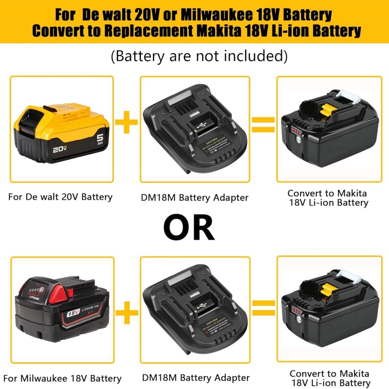 Makita 18V BL1830 BL1840 BL185 - Power Tools Battery Adapter 리뷰 및 가격
