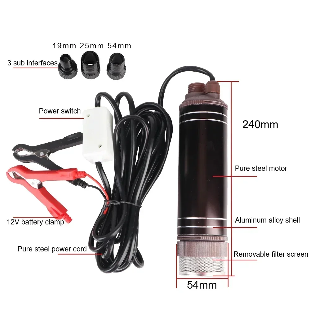 전기 오일 펌프 12V 듀얼 전압 150W DC 잠수  - Power Tools Voltage 리뷰 및 가격