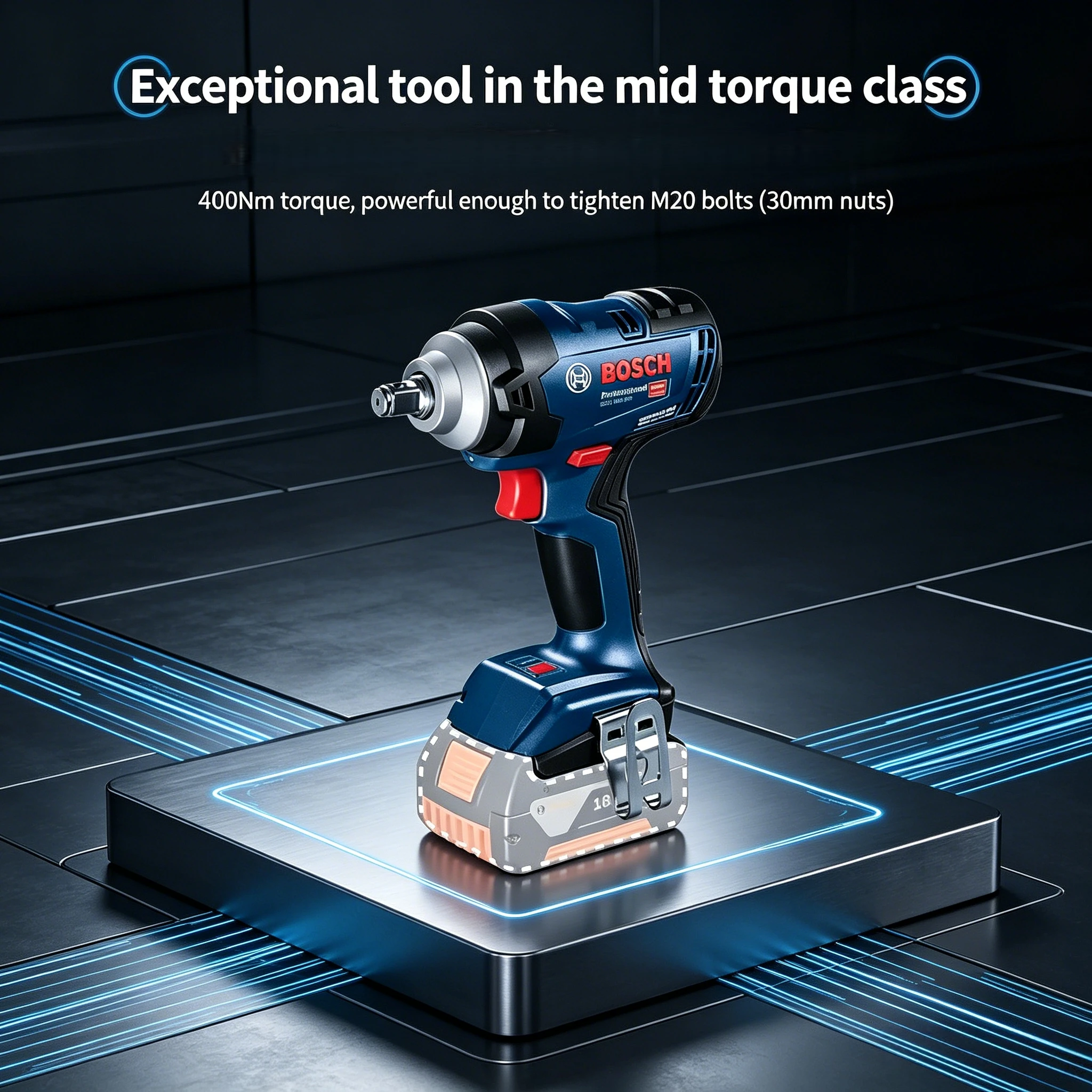 보쉬 GDS18V-400 프로페셔널 무선 임팩트 렌치, - Power Tools Hand Held 리뷰 및 가격