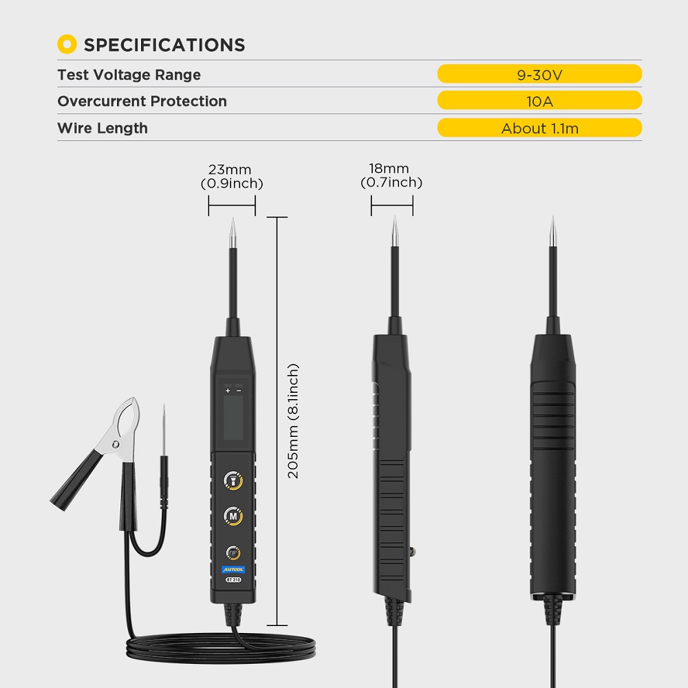 AUTOOL 신형 BT210 자동차 회로 테스터 파워  - Power Tools Voltage 리뷰 및 가격