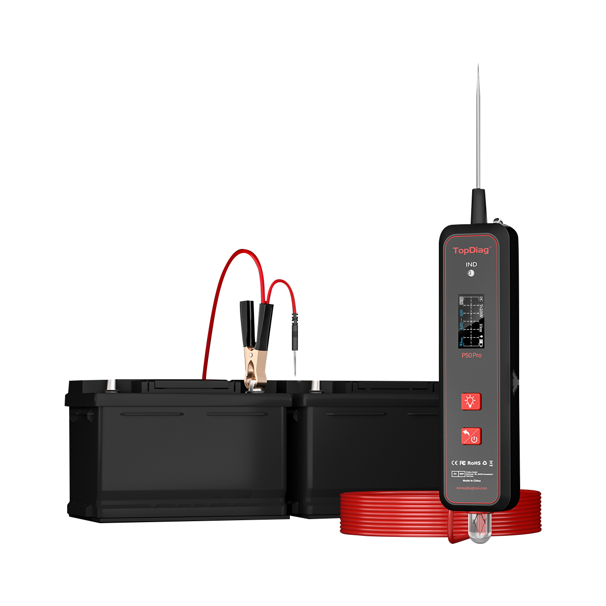 P50 PRO 자동차 회로 테스터 파워 프로브 자동차  - Power Tools Voltage 리뷰 및 가격