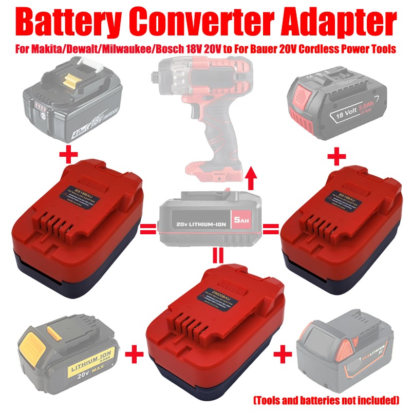 마키타/디월트/밀워키/보쉬 18-20V 배터리용 알라시 - Power Tools Battery Adapter 리뷰 및 가격