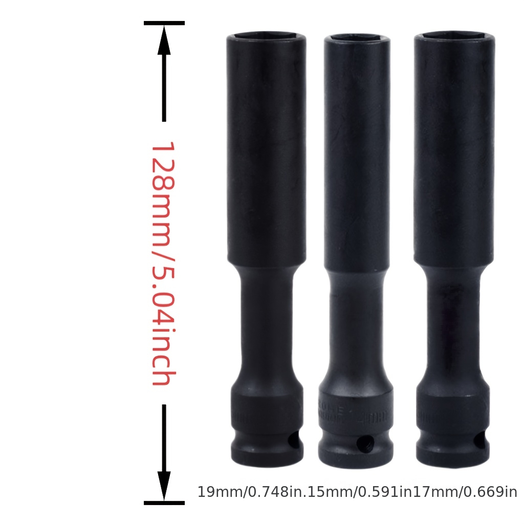 1/3개입 1/2인치 확장형 얇은 벽 임팩트 소켓 세트 - Power Tools Pneumatic 리뷰 및 가격