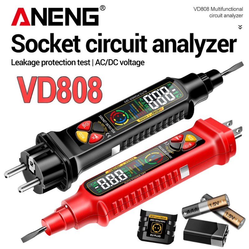 ANENG VD808 소켓 위상 측정기 누전 테스트기  - Power Tools Voltage 리뷰 및 가격