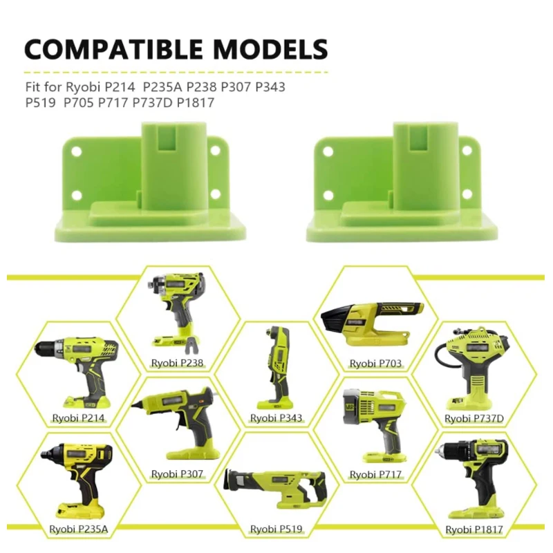 Ryobi 홀더용 12V-18V 배터리 벽걸이형 홀더  - Power Tools Ryobi 리뷰 및 가격