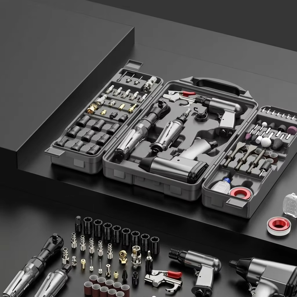 71피스 고성능 공압 공구 세트, 다기능 고출력 에어  - Power Tools Pneumatic 리뷰 및 가격