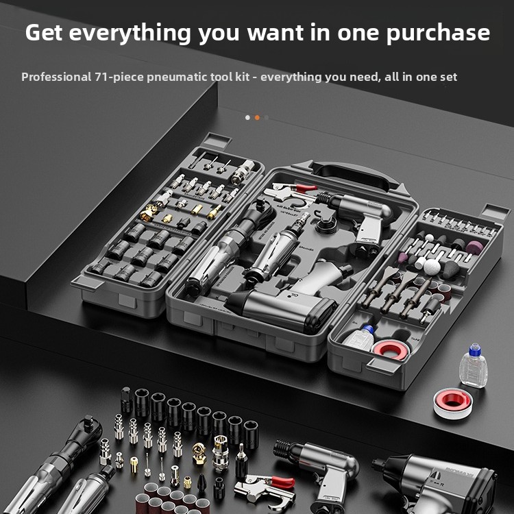 71피스 고성능 공압 공구 세트, 다기능 고출력 에어  - Power Tools Pneumatic 리뷰 및 가격