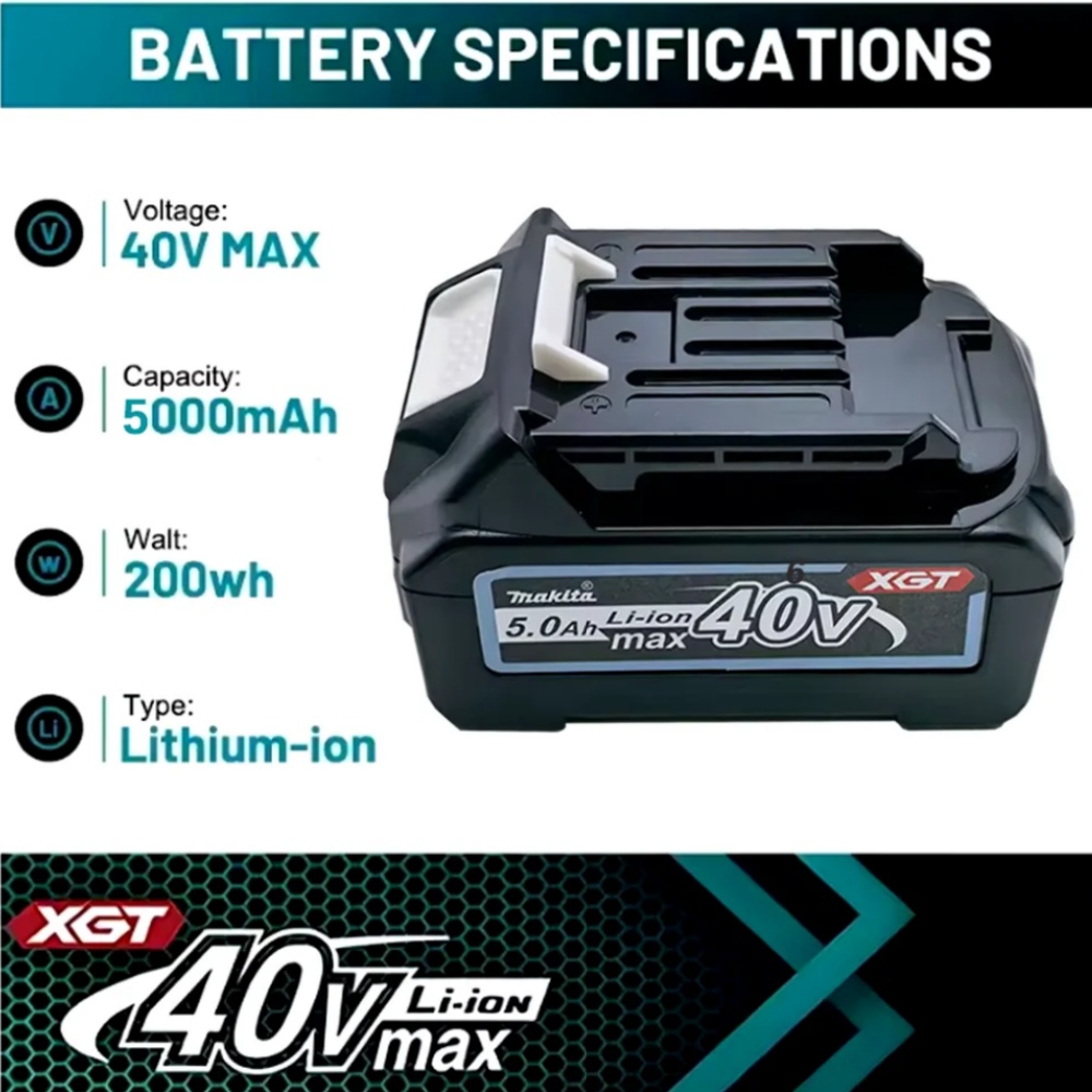 Makita 40V MAX XGT 리튬 이온 배터리 5 - Makita Power Tools Xgt 리뷰 및 가격