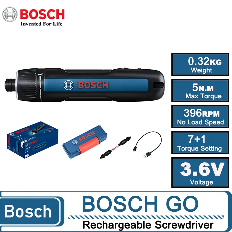 보쉬 GO 3 무선 전동 드라이버, 3.6V 리튬 배터 - Power Tools Portable 리뷰 및 가격
