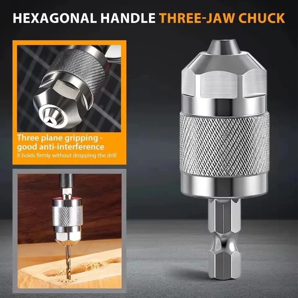3-조우 키리스 드릴 척 어댑터 1.5-6.5mm 육각 - Power Tools Icon 리뷰 및 가격