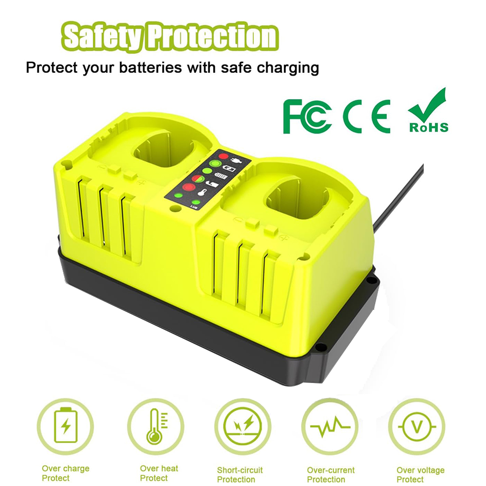 Ryobi 18V 배터리용 2포트 초고속 충전기 – R - Power Tools Ryobi 리뷰 및 가격